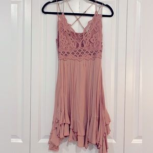 Free people one Adela slip dress